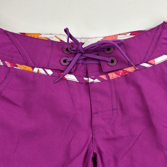 Columbia PFG Women's Purple Columbia Swim Board Shorts - Picture 2 of 13